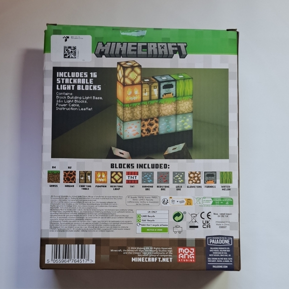 Minecraft Block Building Light Set - Green and Blue - Picture 6 of 9
